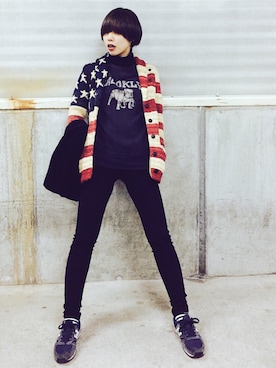 yukaさん（レディース・163cm）の冬コーディネート