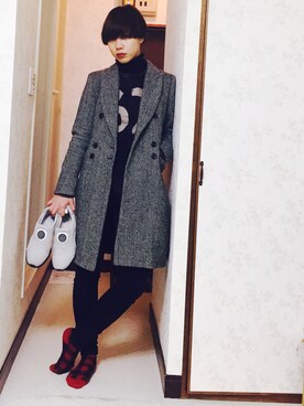 yukaさん(レディース・163cm)の冬コーディネート