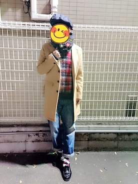 とんこつさん（メンズ・166cm）の冬コーディネート