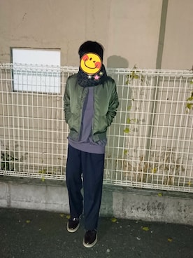 とんこつさん（メンズ・166cm）の冬コーディネート