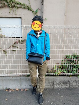 「Champion（チャンピオン）のアイテム（ハンチング/ベレー帽）」を使った、とんこつさん（メンズ・166cm）の秋コーディネート