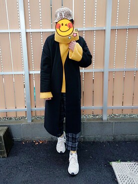 「HARE（ハレ）のアイテム（その他アウター、ブラウン系）」を使った、とんこつさん（メンズ・166cm）の冬コーディネート