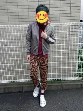 とんこつさん（メンズ・166cm）の冬コーディネート