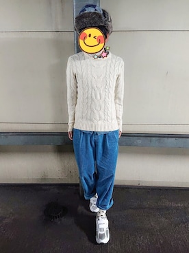 とんこつさん（メンズ・166cm）の冬コーディネート