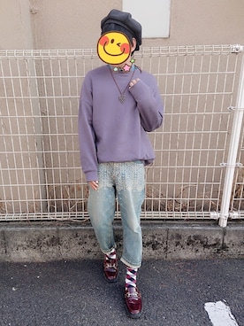 「レイヤードstyle」｜とんこつさん（メンズ・166cm）の冬コーディネート