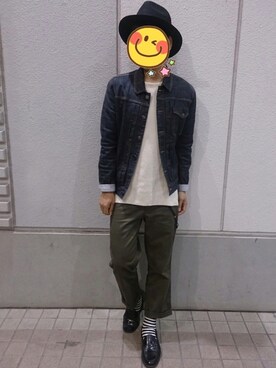 とんこつさん（メンズ・166cm）の冬コーディネート