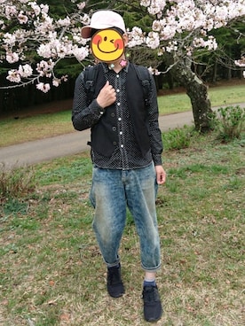 とんこつさん（メンズ・166cm）の春コーディネート