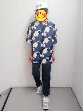 「GUパンツ」｜とんこつさん（メンズ・166cm）の春コーディネート