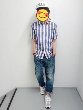 とんこつさん（メンズ・166cm）の春コーディネート