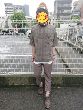 「茶系コーデ」｜とんこつさん（メンズ・166cm）の夏コーディネート