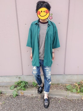とんこつさん（メンズ・166cm）の夏コーディネート