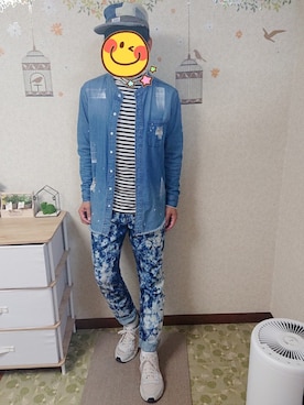 とんこつさん（メンズ・166cm）の春コーディネート