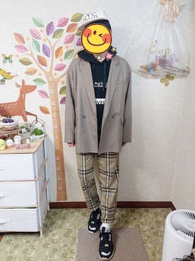 とんこつさん（メンズ・166cm）の春コーディネート