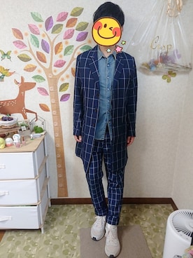 とんこつさん（メンズ・166cm）の春コーディネート