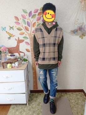 とんこつさん(メンズ・166cm)の春コーディネート