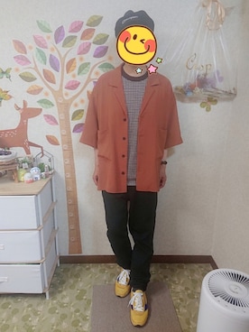 「Champion（チャンピオン）のアイテム（ハンチング/ベレー帽）」を使った、とんこつさん（メンズ・166cm）の夏コーディネート