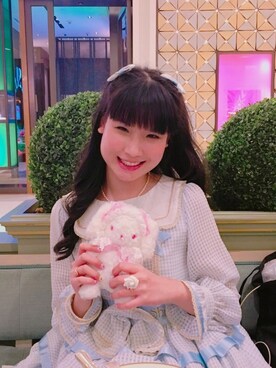 「lolitafashion」｜「アイテム（アクセサリー）」を使った、Mint Varaleeさん（レディース・161cm）の春コーディネート