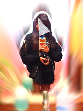 「JOYRICH（ジョイリッチ）のアイテム（その他アウター）」を使った、トマトさん（レディース・161cm）の冬コーディネート