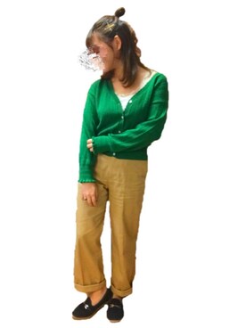 「レースタンク」｜KIRIさん（レディース・154cm）の春コーディネート