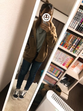 「WILD THINGS（ワイルドシングス）のアイテム（ブルゾン）」を使った、ささみチーズさん（レディース・157cm）の秋コーディネート