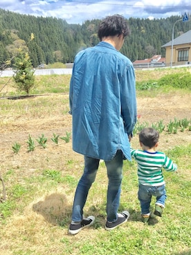 「UNUSED（アンユーズド）のアイテム（ジャケット/アウター）」を使った、🅰kihit🅾さん（メンズ・176cm）の夏コーディネート