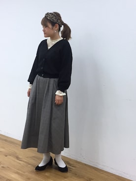 「グレンチェック」｜chisatoさん（レディース・156cm）の秋コーディネート