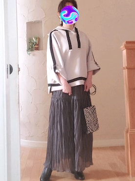 「Perle Peche（ペルルペッシュ）のアイテム」を使った、Rei🌹な～なさん（レディース・154cm）の冬コーディネート