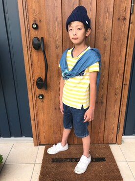ATSU-TAIさん（キッズ・125cm）の夏コーディネート