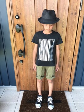 ATSU-TAIさん（キッズ・125cm）の夏コーディネート