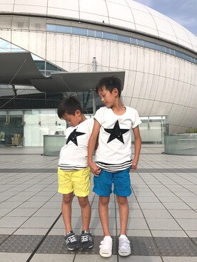 ATSU-TAIさん（キッズ・125cm）の夏コーディネート