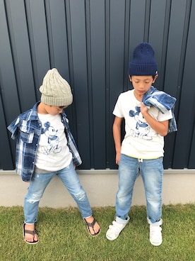 ATSU-TAIさん（キッズ・125cm）の秋コーディネート