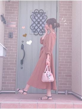 「夢展望（ユメテンボウ）のアイテム（ワンピース/ドレス）」を使った、yumanyanさん（レディース・155cm）の秋コーディネート