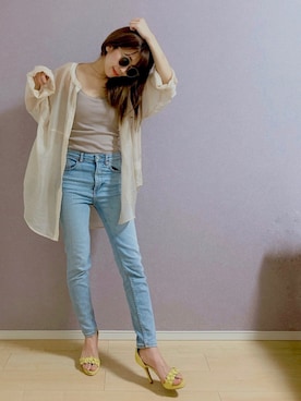 mayu✌︎☺︎︎さん（レディース・153cm）の春コーディネート