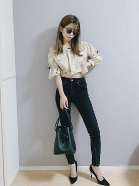 mayu✌︎☺︎︎さん（レディース・153cm）の春コーディネート