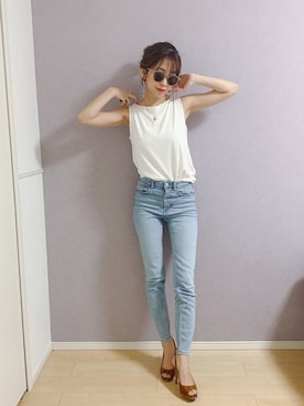 mayu✌︎☺︎︎さん（レディース・153cm）の春コーディネート