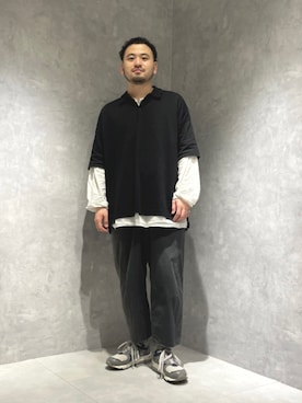 「HAVERSACK（ハバーザック）のアイテム（パンツ）」を使った、chikaki moriyamaさん（メンズ・170cm）の春コーディネート