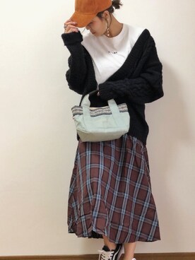 HOSHIYAMAYUさん（レディース・159cm）の秋コーディネート