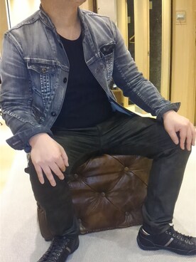 「RIELABO（リエラボ）のアイテム（ジャケット/アウター）」を使った、ひでさん（メンズ・165cm）の冬コーディネート