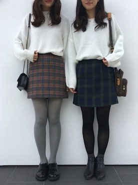 「fd style（エフディ スタイル）のアイテム（バッグ）」を使った、suzyさん（レディース・161cm）の冬コーディネート