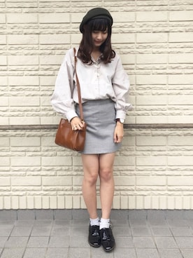 「fd style（エフディ スタイル）のアイテム（バッグ）」を使った、suzyさん（レディース・161cm）の秋コーディネート