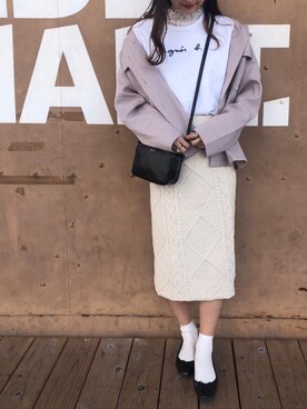 suzyさん（レディース・161cm）の春コーディネート