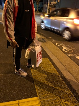 「PUMA（プーマ）のアイテム（ナイロンジャケット）」を使った、kifashionさん（メンズ・176cm）の冬コーディネート