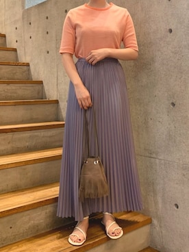 「marco masi（マルコマージ）のアイテム」を使った、juiさん（レディース・154cm）の春コーディネート