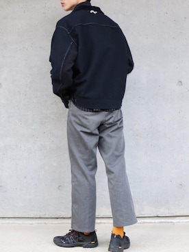 「YSTRDY's TMRRW（イエスタデイズトゥモロー）のアイテム（ジャケット/アウター）」を使った、tuchiさん（メンズ・176cm）の冬コーディネート