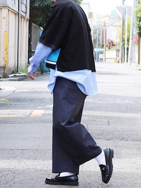 「ASEEDONCLOUD（アシードンクラウド）のアイテム」を使った、tuchiさん（メンズ・176cm）の春コーディネート