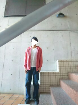 「SCOTCH & SODA（スコッチ アンド ソーダ）のアイテム（Tシャツ/カットソー）」を使った、Rikuさん（メンズ・168cm）の春コーディネート
