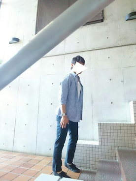 「SCOTCH & SODA（スコッチ アンド ソーダ）のアイテム（Tシャツ/カットソー）」を使った、Rikuさん（メンズ・168cm）の春コーディネート