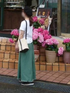 「RAY CASSIN（レイカズン）のアイテム（ハンチング/ベレー帽）」を使った、maruさん（レディース・154cm）の夏コーディネート