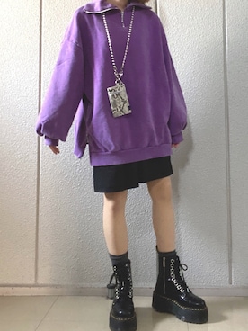 「厚底」｜「アイテム（財布/小物）」を使った、🫑さん（レディース・150cm）の春コーディネート