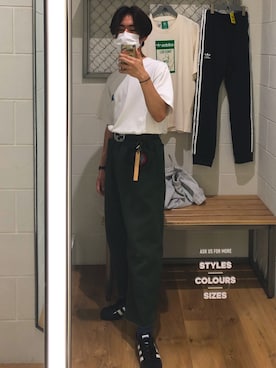 「Daniel Wellington（ダニエルウェリントン）の販売終了クラシックペティット アッシュフィールド32mm（アナログ腕時計）」を使った、ichiringさん（メンズ・170cm）の春コーディネート